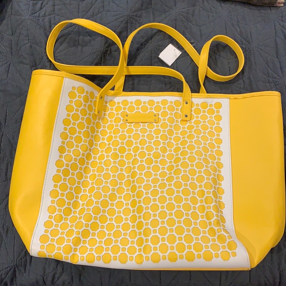 Vera Bradley Yellow Honeycomb Tote